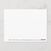 Carte postale Faith (Bord blanc) (Dos)