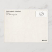 Carte Postale Faith Hope Love Christian Bible Verse (Dos)