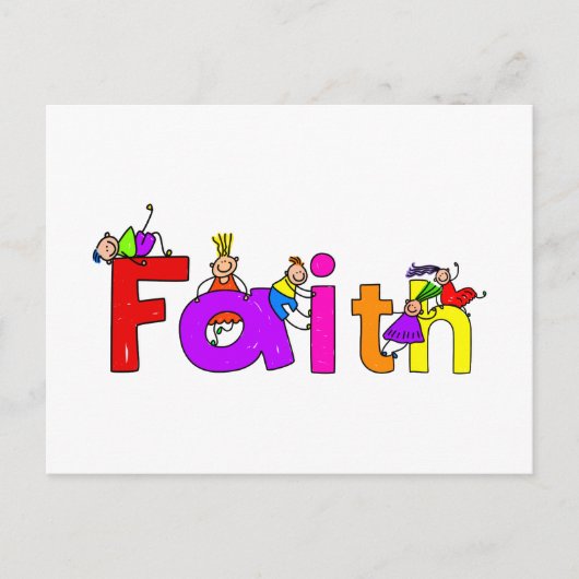Carte Postale Faith Kids (Devant)