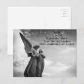 Carte postale Faith Poem (Devant / Derrière)