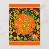 Carte Postale Faith Pretty Floral Bumblebee Irelyn (Devant)