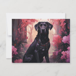Carte Postale Faithful Among Flowers