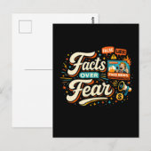 Carte Postale Faits avant la peur (Devant / Derrière)