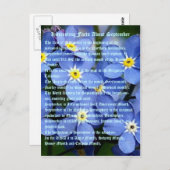 Carte Postale Faits Intéressants Sur Septembre (Devant / Derrière)