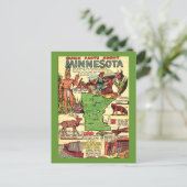 Carte Postale Faits Rapides Sur Le Minnesota (Debout devant)