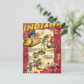 Carte Postale Faits sur Indiana (Debout devant)
