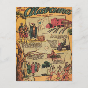 Carte Postale Faits sur l'Alabama