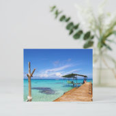 Carte Postale Fakarava Lagon intérieur Rotoava Polynésie françai (Debout devant)