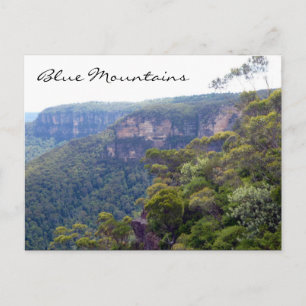 Carte Postale falaise de montagnes bleues