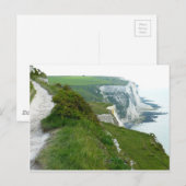 Carte Postale Falaises Blanches De Douvres (Devant / Derrière)