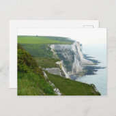 Carte Postale Falaises Blanches De Douvres, Angleterre (Devant / Derrière)