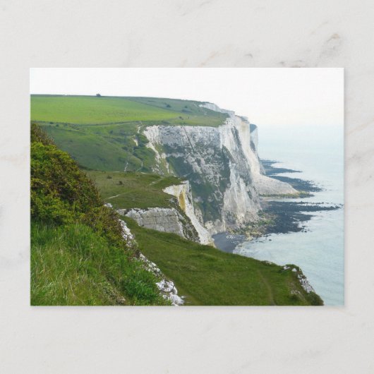 Carte Postale Falaises Blanches De Douvres, Angleterre (Devant)