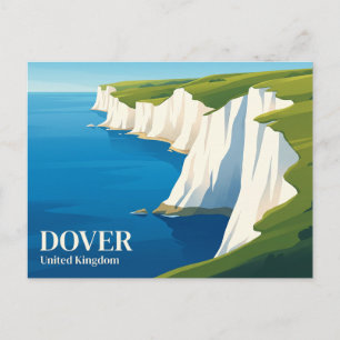Carte Postale Falaises blanches de Douvres Royaume-Uni