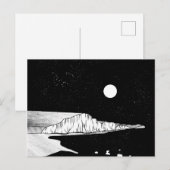 Carte Postale Falaises blanches de Dover (Devant / Derrière)