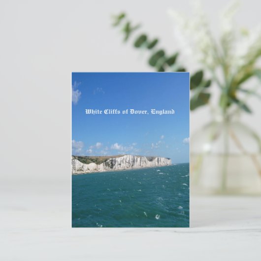 Carte Postale Falaises blanches de Dover, Angleterre (Debout devant)