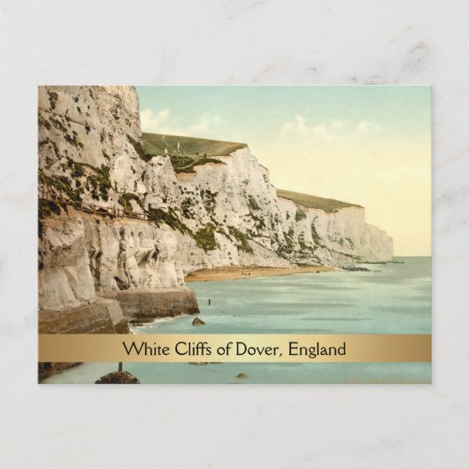 Carte Postale Falaises blanches de Dover, Kent, Angleterre (Devant)
