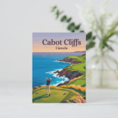 Carte Postale Falaises Cabot Canada (Debout devant)