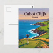 Carte Postale Falaises Cabot Canada (Devant / Derrière)