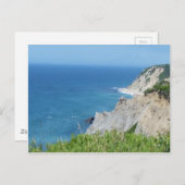 Carte Postale Falaises de Block Island - Block Island, Rhode Isl (Devant / Derrière)