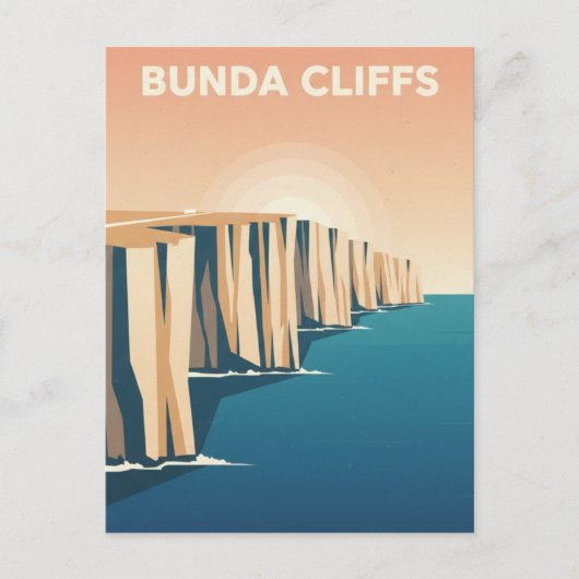 Carte Postale Falaises de Bunda Australie (Devant)