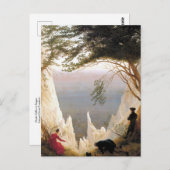 Carte Postale Falaises de calèche sur Rugen par Caspar David Fri (Devant / Derrière)