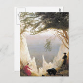 Carte Postale Falaises de calque sur Rugen (Devant / Derrière)