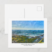 Carte Postale Falaises de coucher de soleil San Diego, Californi (Devant / Derrière)