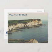 Carte Postale Falaises de craie de Flamborough Head (Devant / Derrière)