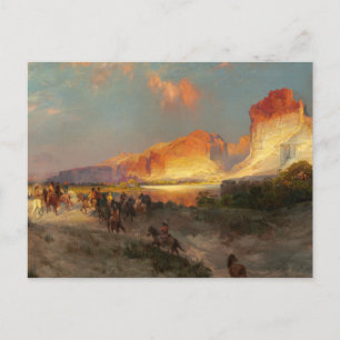 Carte Postale Falaises de la rivière verte, Wyoming