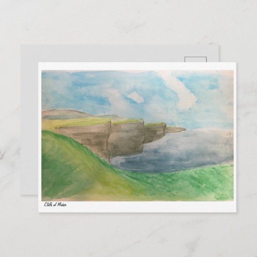 Carte Postale Falaises de Moher (Devant / Derrière)