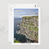 Carte Postale Falaises de Moher (Devant / Derrière)