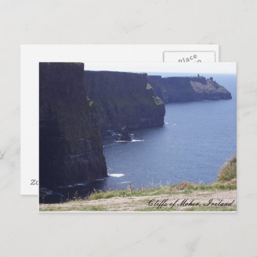 Carte Postale Falaises de Moher (Devant / Derrière)