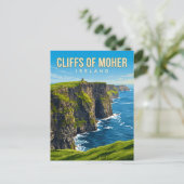 Carte Postale Falaises de Moher Irlande (Debout devant)