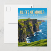 Carte Postale Falaises de Moher Irlande (Devant / Derrière)