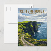 Carte Postale Falaises de Moher Irlande (Devant / Derrière)