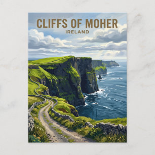 Carte Postale Falaises de Moher Irlande
