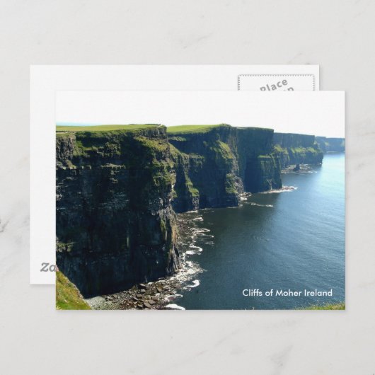 Carte Postale Falaises de Moher Irlande (Devant / Derrière)