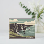 Carte Postale Falaises de Moher Irlande (Debout devant)