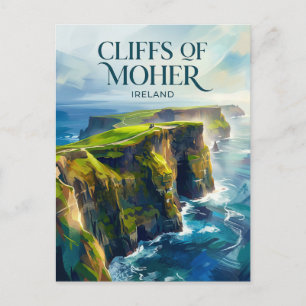 Carte Postale Falaises de Moher Irlande