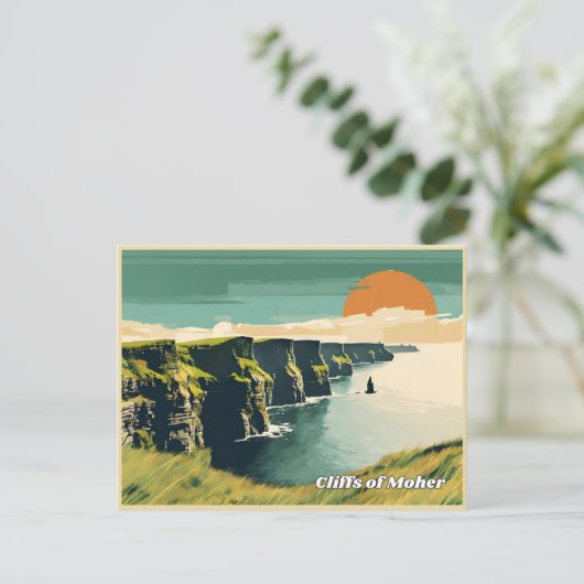 Carte Postale Falaises de Moher, Irlande (Debout devant)