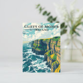 Carte Postale Falaises de Moher Irlande Wild Atlantic Way (Debout devant)