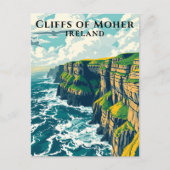 Carte Postale Falaises de Moher Irlande Wild Atlantic Way (Devant)