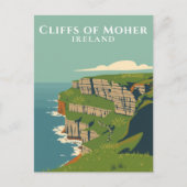 Carte Postale Falaises de Moher Paysage d'Irlande Voyage  (Devant)