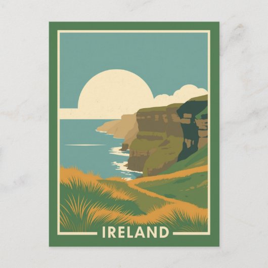 Carte Postale Falaises de Moher Scénique Irlande Voyage (Devant)