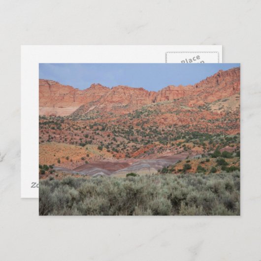 Carte Postale Falaises de Vermillion (Devant / Derrière)