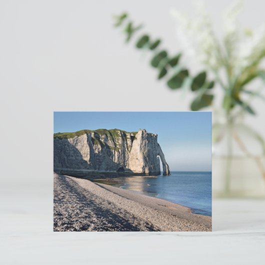 Carte Postale Falaises d'Etretat en France (Debout devant)