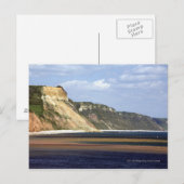Carte Postale Falaises Le Long De La Côte Jurassique (Devant / Derrière)