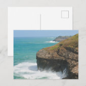 Carte Postale Falaises océaniques à Kilauea Kauai (Devant / Derrière)