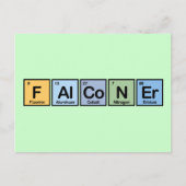 Carte Postale Falconer en éléments (Devant)