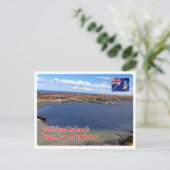 Carte Postale Falkland Islands - Stanley. (Debout devant)